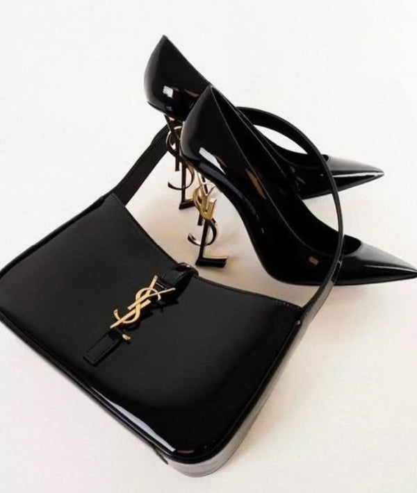 Takım YSL BAG AND HEELS NEW MODEL
